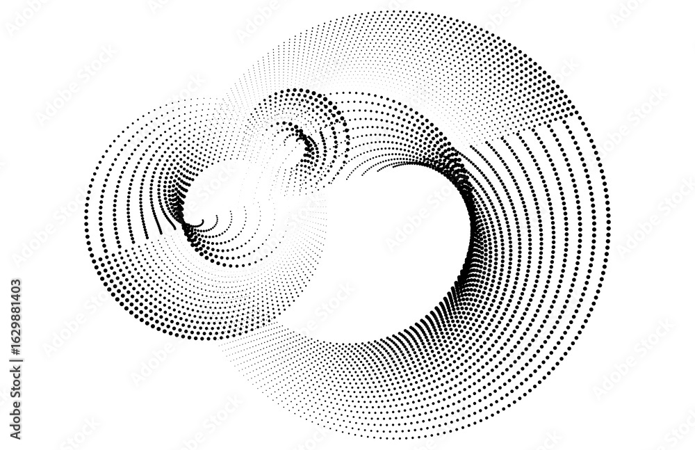 Poster design elements. wave of many purple lines circle ring. abstract vertical wavy stripes on white back