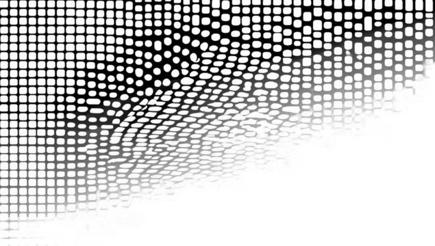 Abstract grayscale design with textured patterns and specks