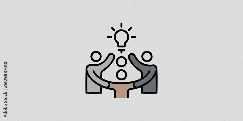 Aufkleber collection of simple minimalist line icons for various design applications