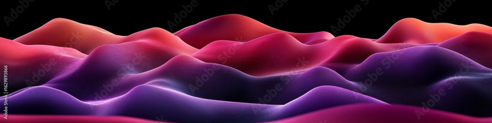 Aufkleber monochromatic abstract background with smooth waves and subtle textures for contemporary design