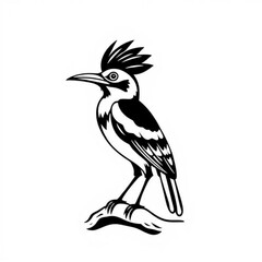 Fototapeta premium Black Cuckoo Animal Icon
