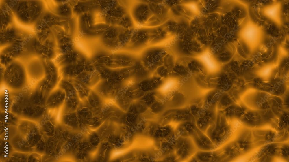 Aufkleber abstract background in orange color. many smooth transitions and curves. smooth lines and glowing sp
