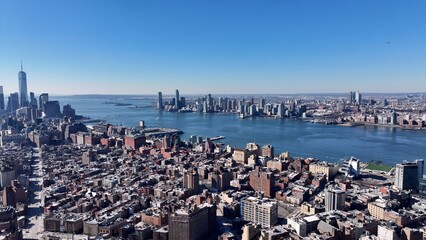 Downtown New York In Manhattan New York United States. Capturing The Hustle And Bustle Of A Vibrant...