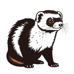 Cinnamon Ferret Animal Icon