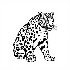 Clouded Leopard Animal Icon