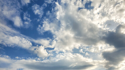 blue sky with clouds