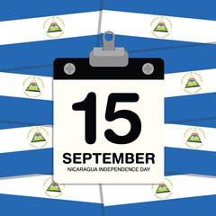 Nicaragua Independence Day Small Wall Calendar