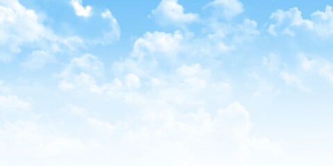 White clouds on a blue sky background. Beautiful clear sky. Background with clouds in the blue sky. Clouds in blue sky. photo of a bright blue sky in Indonesia