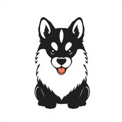 Corkie Animal Black Icon