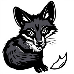 Crab-Eating Fox Animal Icon