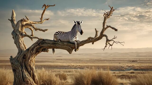 giraffe in the savannah