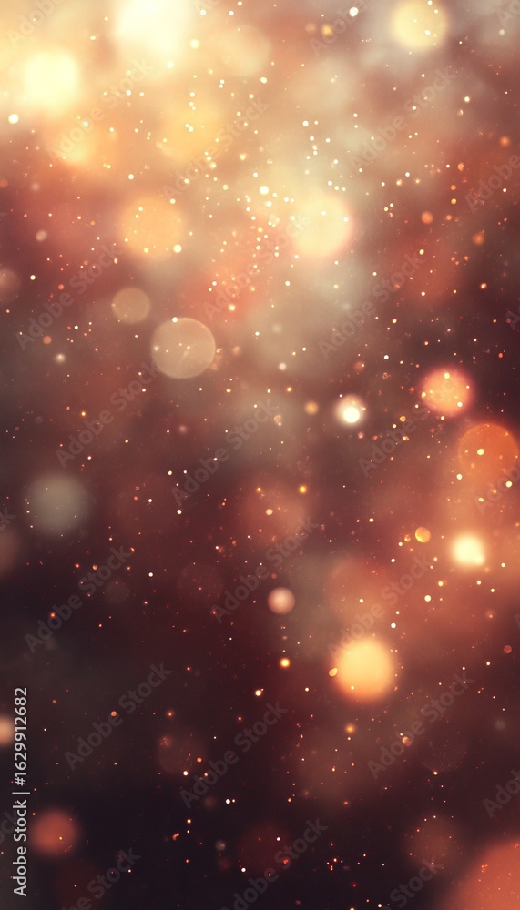 Poster ethereal symphony of light bokeh with opulent sparkling texture in a dreamy celestial landscape