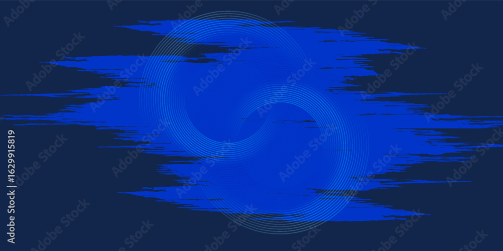 Poster blue abstract background. dynamic shapes composition. eps10 vector