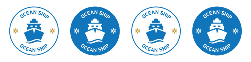 Ocean Ship Logo Vector.eps