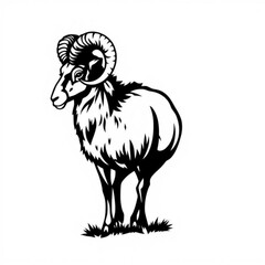 Bighorn Sheep Animal Icon