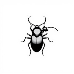 Black Aphid Animal Icon