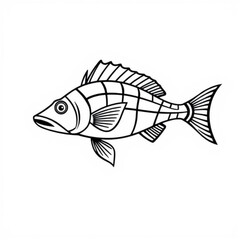 Black Bonefish Animal Icon