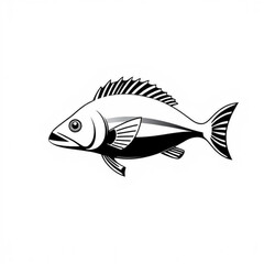 Black Bonefish Animal Icon