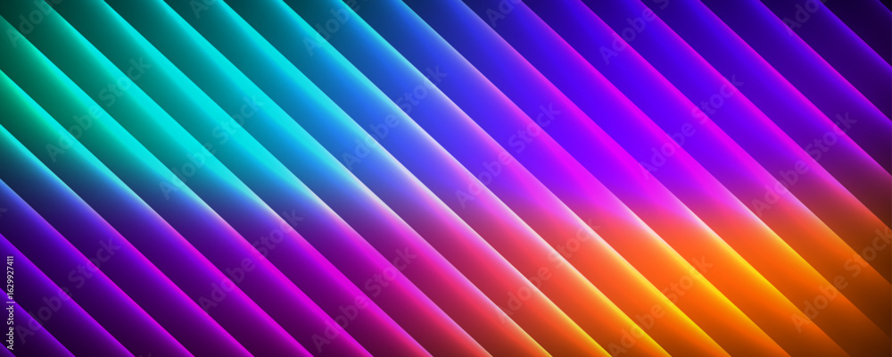 Poster 3d colorful abstract background overlap layer on bright space with glowing diagonal effect decoratio