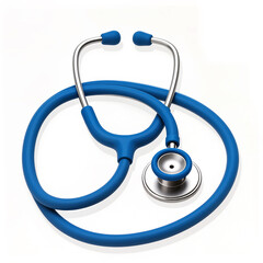 Stethoscope on a white surface, symbolizing care professionalism