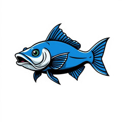Blue Catfish Animal Icon