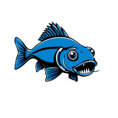 Blue Catfish Animal Icon