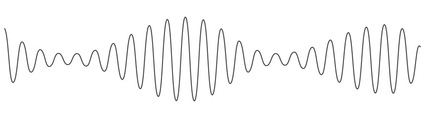 sound wave audio waveform sketch vector. Voice assistant icon set. Voice recognition symbol. Audio wave vector illustration. Sound frequency sign.