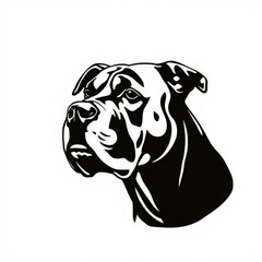 Boerboel Black Animal Icon