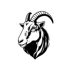 Boer Goat Black Animal Icon