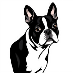 Boston Terrier Animal Icon