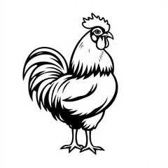 Brahma Chicken Animal Icon