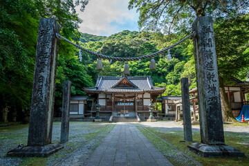 白山比咩神社 拝殿　山口県岩国市