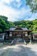白山比咩神社 拝殿　山口県岩国市