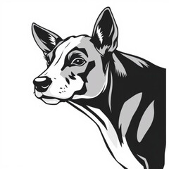 Bull Terrier Animal Icon