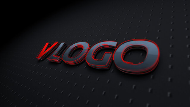 3D Neon Logo or Text Intro Animation