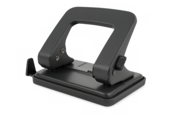 Black hole punching machine on transparent background