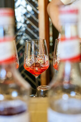 glass of wine