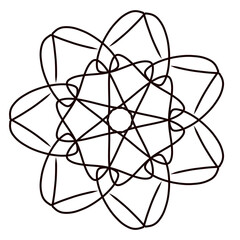 vector illustration of a flower