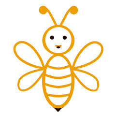 bee, line art 