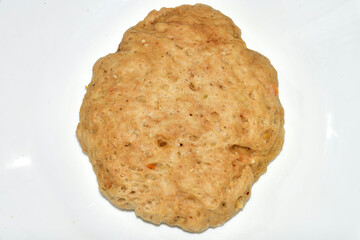 Seitan, fresh cooked vegetarian food of wheat gluten