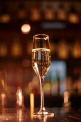 glasses of champagne