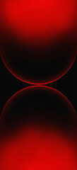 Red Glowing Curves Background