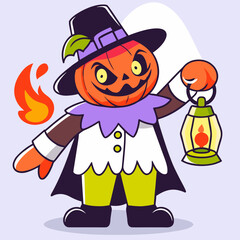 Spirits of Halloween Mascot  illustration 