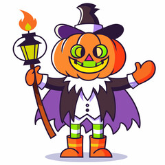 Spirits of Halloween Mascot  illustration 