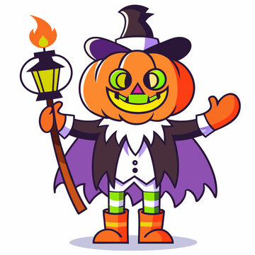 Spirits of Halloween Mascot  illustration 