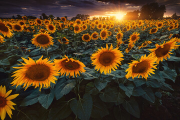 Sunflowers - słoneczniki © Radosław Dybała