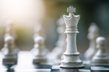 Business innovation and technology concept with a hand presenting a luminous light bulb containing a complex gear system, representing strategic thinking and a bright idea.