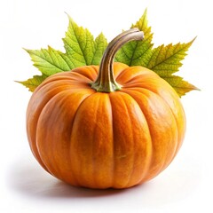 pumpkin on white background