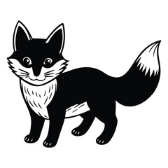 Obraz premium Cute raccoon cartoon vector illustration isolated on white background