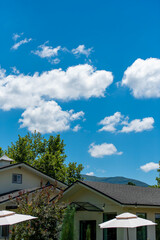 아름다운 집이 있는 풍경